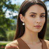 Load image into Gallery viewer, drop-diamond-halo-earrings-in-yellow-gold-FDEAR11129