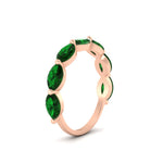 Load image into Gallery viewer, east-west-2-carat-marquise-emerald-wedding-ring-in-FD9939MQBGEMGRANGLE3-2.00CT-NL-RG