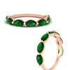 Load image into Gallery viewer, east-west-2-carat-marquise-emerald-wedding-ring-in-FD9939MQBGEMGRANGLE3-2.00CT-NL-RG