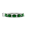 Load image into Gallery viewer, east-west-2-carat-marquise-emerald-wedding-ring-in-FD9939MQBGEMGRANGLE3-2.00CT-NL-WG