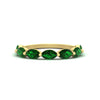 Load image into Gallery viewer, east-west-2-carat-marquise-emerald-wedding-ring-in-FD9939MQBGEMGRANGLE3-2.00CT-NL-YG
