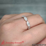 Load image into Gallery viewer, east-west-2-carat-marquise-lab-diamond-wedding-ring-in-14k-white-gold-fdens9939b-2-00-ct-2