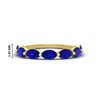 Load image into Gallery viewer, east-west-2-carat-marquise-sapphire-wedding-ring-in-FD9939MQBGSABLANGLE3-2.00CT-NL-YG