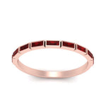 Load image into Gallery viewer, east-west-baguette-stack-ruby-wedding-band-in-rose-gold-FD123020BGRUDR-NL-RG.jpg