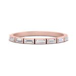 Load image into Gallery viewer, east-west-baguette-stack-wedding-band-in-rose-gold-FD123020B-NL-RG.jpg
