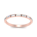 Load image into Gallery viewer, east-west-baguette-stack-wedding-band-in-rose-gold-FD123020B-NL-RG.jpg