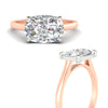 Load image into Gallery viewer, east-west-cushion-2-tone-engagement-ring-in-rose-gold-fd11539cur-nl-rg