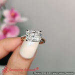 Load image into Gallery viewer, east-west-cushion-2-tone-lab-diamond-engagement-ring-in-14k-yellow-gold-fdenr11539-fancyhand2