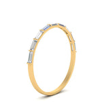 Load image into Gallery viewer, east-west-diamond-baguette-stacking-ring-in-yellow-gold-FD123178B-NL-YG