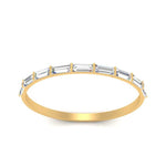 Load image into Gallery viewer, east-west-diamond-baguette-stacking-ring-in-yellow-gold-FD123178B-NL-YG
