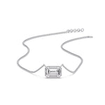 Load image into Gallery viewer, east-west-emerald-diamond-solitaire-pendant-in-white-gold-fdpd10538emangle4-1-00ct-nl-wg_613515ac-4b8e-4f70-a67f-63f74a963f9f