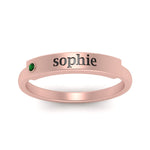 Load image into Gallery viewer, East West Name Signet Band