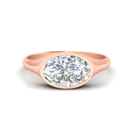 Load image into Gallery viewer, east-west-oval-bezel-engagement-ring-in-rose-gold-fdenr11606ovr-nl-rg