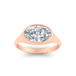 Load image into Gallery viewer, east-west-oval-bezel-engagement-ring-in-rose-gold-fdenr11606ovrangle5-nl-rg