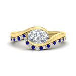 Load image into Gallery viewer, east-west-oval-sapphire-wedding-band-ring-set-in-yellow-gold-fdens7806ovgsabl-nl-yg_6344f722-68dd-45d8-b459-d43d245d16ff.jpg?v=1759992100