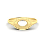 Load image into Gallery viewer, east-west-semi-mount-bezel-engagement-ring-in-yellow-gold-fdenr11606smr-nl-yg