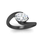 Load image into Gallery viewer, East West Swirl Oval Ring