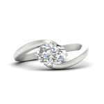 Load image into Gallery viewer, East West Swirl Oval Ring