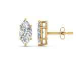 Load image into Gallery viewer, Marquise Diamond 6 Prong Stud Earrings