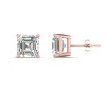 Load image into Gallery viewer, Asscher Cut Diamond Stud Earring