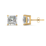 Load image into Gallery viewer, Asscher Cut Diamond Stud Earring