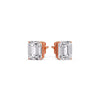 Load image into Gallery viewer, elegant-emerald-cut-stud-earrings-one-carat-diamond-in-rose-gold-FD-EAR10411EM-1.00CT-NL-RG