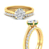 Load image into Gallery viewer, elegant-hidden-halo-round-emerald-ring-with-pave-band-in-yellow-gold-fdens11750rogemgrangle3-nl-yg-ws3.jpg
