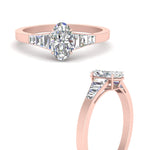 Load image into Gallery viewer, elegant-oval-cut-lab-diamond-ring-with-trapezoid-diamonds-in-FD10590OVRANGLE3-NL-RG