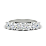 Load image into Gallery viewer, elegant-oval-seven-stone-diamond-anniversary-band-in-white-gold-fdwb8008ovsleep-1.50ct-nl-wg