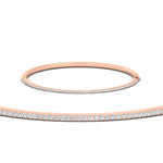 Load image into Gallery viewer, elegant-round-diamond-bangle-bracelet