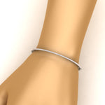 Load image into Gallery viewer, Elegant Round Diamond Bangle Bracelet