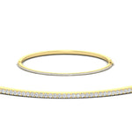 Load image into Gallery viewer, Elegant Round Diamond Bangle Bracelet
