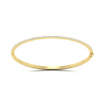 Load image into Gallery viewer, Elegant Round Diamond Bangle Bracelet