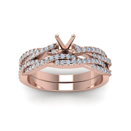 elegant-semi-mount-twisted-vine-bridal-ring-set-in-14K-rose-gold-FD8233SMANGLE5-NL-RG