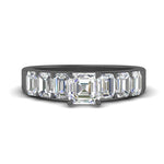 Load image into Gallery viewer, Asscher Cut Luxurious Engagement Ring