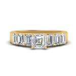 Load image into Gallery viewer, Asscher Cut Luxurious Engagement Ring