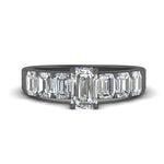 Load image into Gallery viewer, Emerald Cut Luxury Engagement Ring