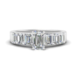 Load image into Gallery viewer, Emerald Cut Luxury Engagement Ring