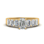 Load image into Gallery viewer, Emerald Cut Luxury Engagement Ring