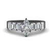 Load image into Gallery viewer, Marquise Shaped Luxurious Engagement Ring