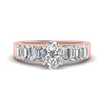 Load image into Gallery viewer, Oval Cut Luxurious Engagement Ring