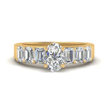 Load image into Gallery viewer, Oval Cut Luxurious Engagement Ring