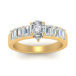Load image into Gallery viewer, Pear Cut Luxurious Engagement Ring