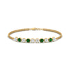 Load image into Gallery viewer, Dual Chain Round Diamond Bar Bracelet