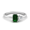 Load image into Gallery viewer, emerald-cluster-commitemt-ring-in-white-gold-FD9008EMGEMGR-NL-WG