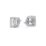 Load image into Gallery viewer, Emerald Cut Diamond Stud Earrings
