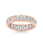 Load image into Gallery viewer, emerald-cut-3-carat-eternity-diamond-wedding-band-in-rose-gold-FD-10417EMBANGLE5-3.00CTCT-NL-RG