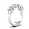 Load image into Gallery viewer, emerald-cut-5-stone-wedding-band-diamond-4-carat-in-white-gold-fdwb8008emangle2-4.00ct-nl-wg-hw