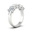 Load image into Gallery viewer, emerald-cut-5-stone-wedding-band-diamond-4-carat-in-white-gold-fdwb8008emangle2-4.00ct-nl-wg