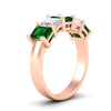 Load image into Gallery viewer, emerald-cut-5-stone-wedding-band-emerald-4-carat-in-rose-gold-fdwb8008emgemgrangle2-4.00ct-nl-rg